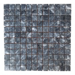 Мармурова мозаїка Black 23x23x6 мм Полірована