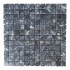 Мраморная мозаика Black 23x23x6 мм МКР-2П Полированная