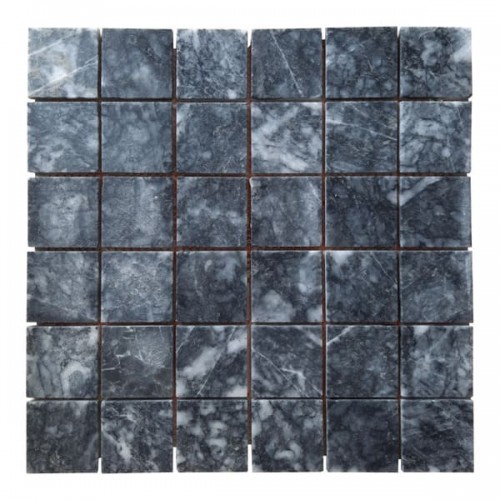 Мармурова мозаїка Black 47x47x6 мм Полірована