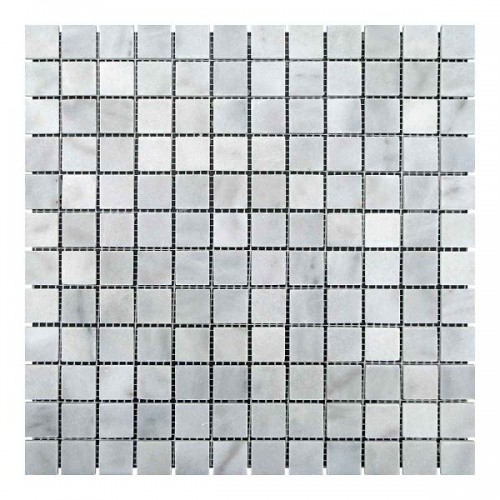 Мармурова мозаїка White Mix BI 23x23x6 мм Полірована