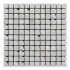 Мраморная мозаика Victoria Beige 23х23x6 мм Стареная | Валтованная | Античная