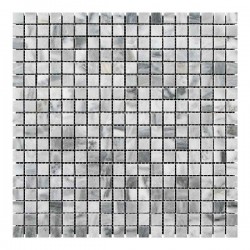 Мармурова мозаїка Grey Mix 15x15x6 мм Полірована