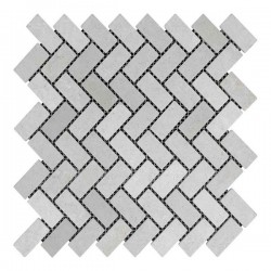 Мраморная мозаика Beige Mix 47x23x6 мм Стареная|Валтованная